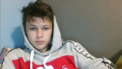 Handsome Hoody Boy Cummer Unleashed!