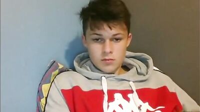 Handsome Hoody Boy Cummer Unleashed!