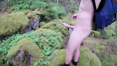 Naked Twink Forest Adventure - Big Cocks, Handjobs & More!