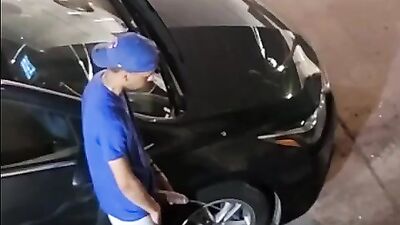 Latino Hétéro Piss Cum Shots - Public Outdoor Latino Fun!