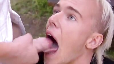 Cum Snacking Twink! - Oral Compilation