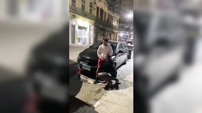 Street Blowjob: Risky Outdoor Oral Action