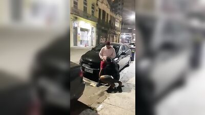 Street Blowjob: Risky Outdoor Oral Action