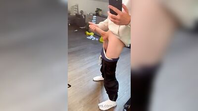 Twinning with the Big White Monster Cock! - #31 CUM SUCK THIS TWINKS BIG COCK #2