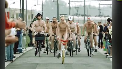 Blissful Twinks Adventure: Music, Outdoor Public Nude Ride!