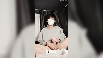 Asian Jerk Cutie in Mask HMWCN014 Web-Cam Cocks and Cums!