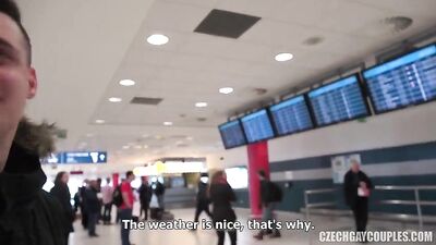 Czech Gay Couples - Explosive Public Group Sex Action!