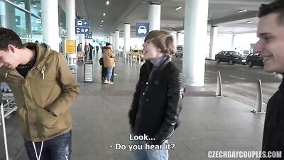 Czech Gay Couples - Explosive Public Group Sex Action!