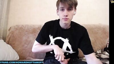 Big Dick Jock Cumshot: Howardkottams Web-Cam Solo Adventure