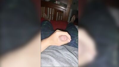 Curly Blonde Guy Strip His Big Cock Revisited: Amateur Models Sensual Solo