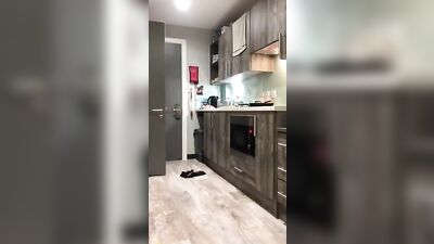 Twinks in Heat: Bareback Amateur Sex in the Kitchen!