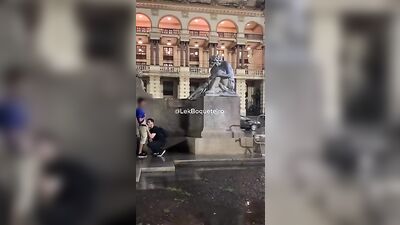 Public Sex in the Main Square - Riskier and Harder!
