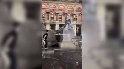Public Sex in the Main Square - Riskier and Harder!