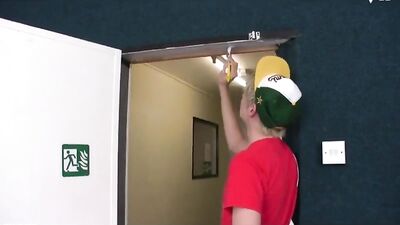 Straight Studs Doing It Raw, Cumming All Over Each Other, With Some Added Action