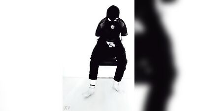 Solo Foot Fetish: Amateur Boy Wanks in Socks and Trackies