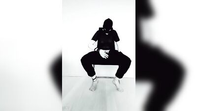 Solo Foot Fetish: Amateur Boy Wanks in Socks and Trackies