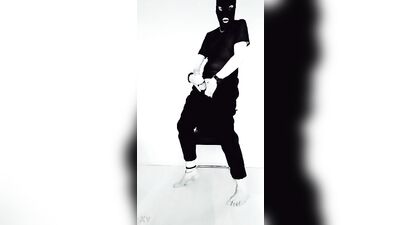 Solo Foot Fetish: Amateur Boy Wanks in Socks and Trackies