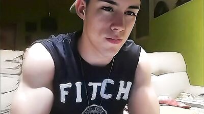 Hot Muscle Twink Jock Shows off Gay Porn - AI Enhanced