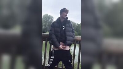 Its a freezing day in Berlin, but he cant wait to get off