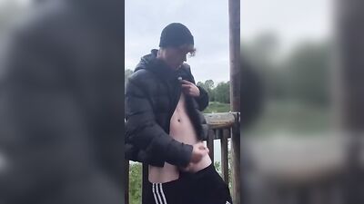 Its a freezing day in Berlin, but he cant wait to get off