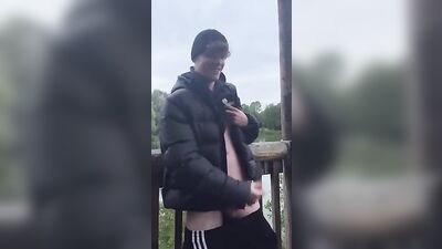 Its a freezing day in Berlin, but he cant wait to get off