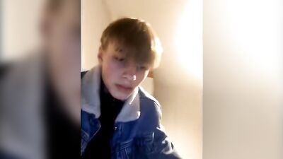 Homeless Hung Teen JO: Actions with Straight Cuties in Public