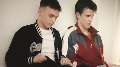 Gay Best Friends Love Handjobs in Bedroom, Together