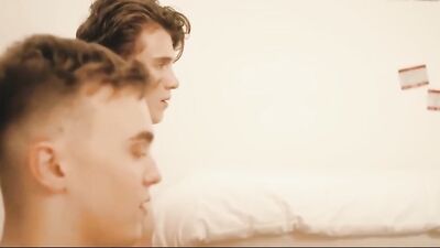 Gay Best Friends Love Handjobs in Bedroom, Together