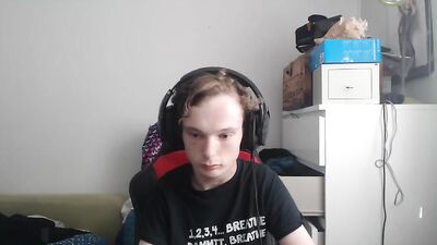 Curly Haircut Twink Jo Gets His First Cumshot on Camera