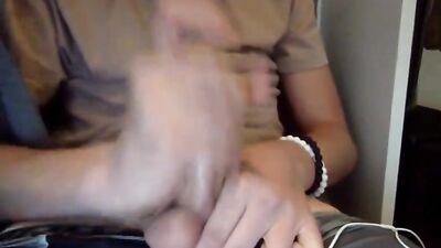 Young and Curious: An Amateur Cum Shot Handjob Experience on Web-Cam!