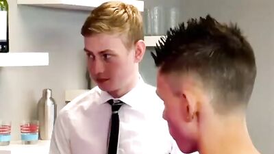 Hot Hotel Action: Aarons Dicks Sucked and Slurped in the Buff!