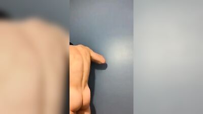 Web-Cam Muscle Boy Gives Uncut Wank and Anal Cumshot