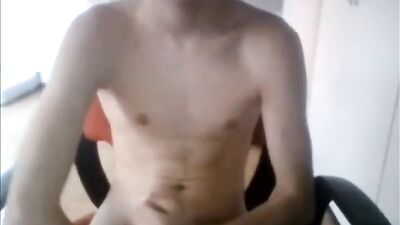 Tearing up the gaming chair, spilling cum all over