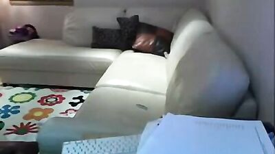 Getting Down and Dirty with a Young Blonde on His Couch - Amateur Solo Webcam Fun Mix