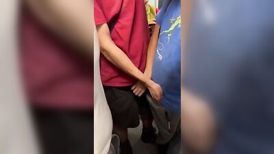 Subway Suits: Big Latino Cocks and Foot Fetishes with Straight Boys!
