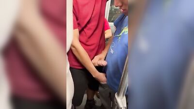 Subway Suits: Big Latino Cocks and Foot Fetishes with Straight Boys!