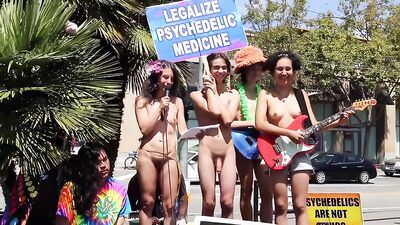 A Sultry Soiree with Teeny Daniel, a Nude Nudist in Action