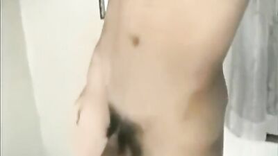 Japanese amateurs in a vintage video, cuteboy solo shots