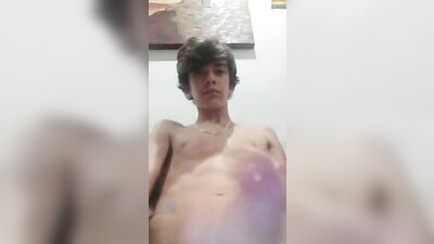 Twink Cutie Barebacking and Cumming on Live Cam