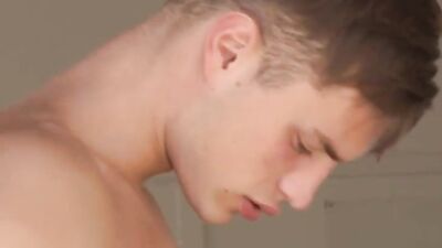 Big, muscular blonde men go at it bareback in a perfect match of fitness and beauty