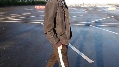 Young And Hungry - A Twink Cums Outside In The Streets