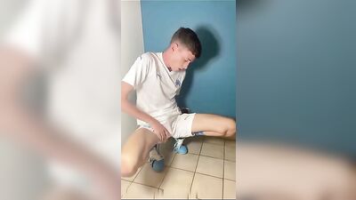 Solo Jack-off Sessions with Football Equipment, Cum Shot Close-ups and Hand Job Action!