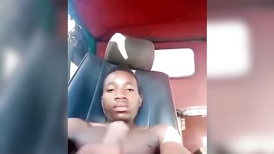 [ABX][A][264] Amateur black boy self-pleasure and explosive cumshot