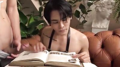 Budding Twink Asian Cottage Gives In to Rough Sexual Desires with Large Dicks