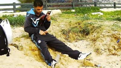 Young Farmhand Wanks in the Open Air - Rural Handjob Adventure