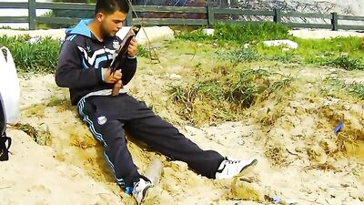 Young Farmhand Wanks in the Open Air - Rural Handjob Adventure