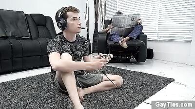 Unruly Teen Gets Swear-filled Spanking from Stepdad, Ends with Fingerbanging and Blow Job