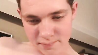 Teen Amateur Takes Huge Milk Cum Shot on Webcam