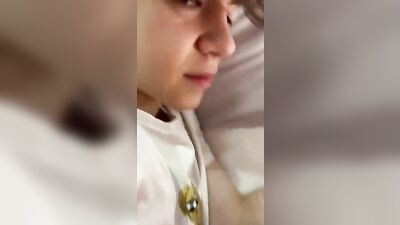 Two Hunky Twinks Enjoy a Steamy Threesome in Their Bedroom