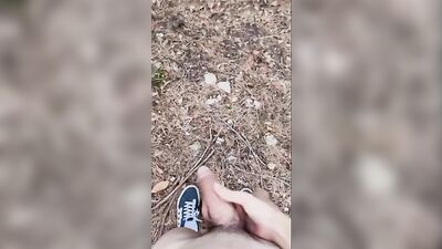 Jerking Off in Nature, a Public Sex Adventure